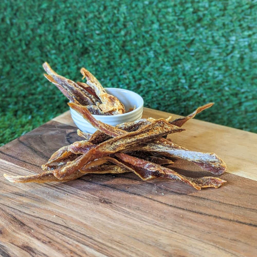 Flathead Fishy Fingers Low-Fat Omega-3 Fish Jerky Treat