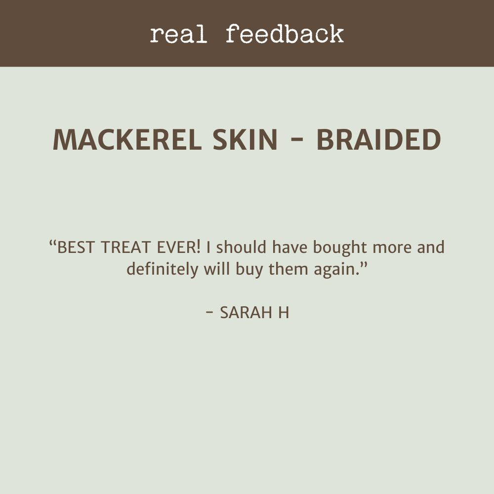 PRODUCT REVIEW BRAIDED MACKEREL SKIN