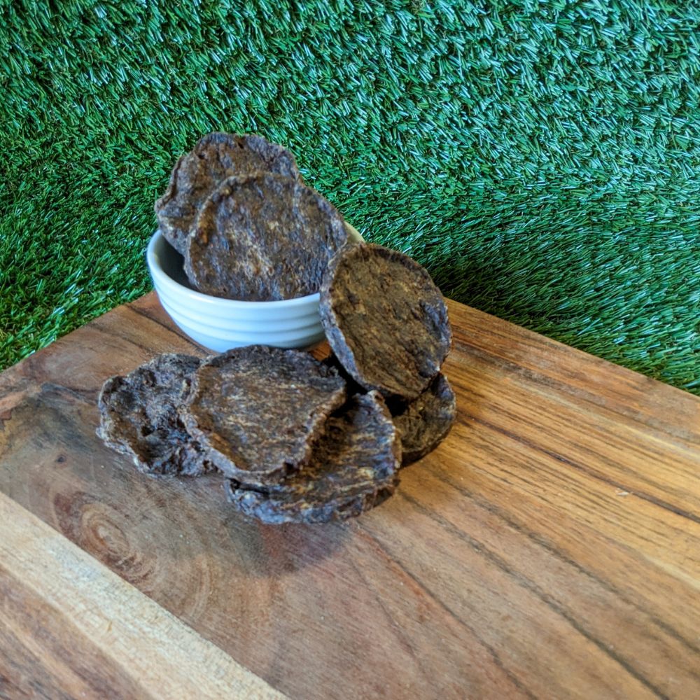 Outback Medallions Emu meat dog treats with native bush flavours Bonza Dog Treats