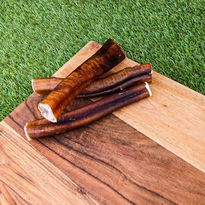 Pack of 3 Thick Australian Beef Bully Sticks for medium-sized dogs to clean teeth | Bonza Dog Treats