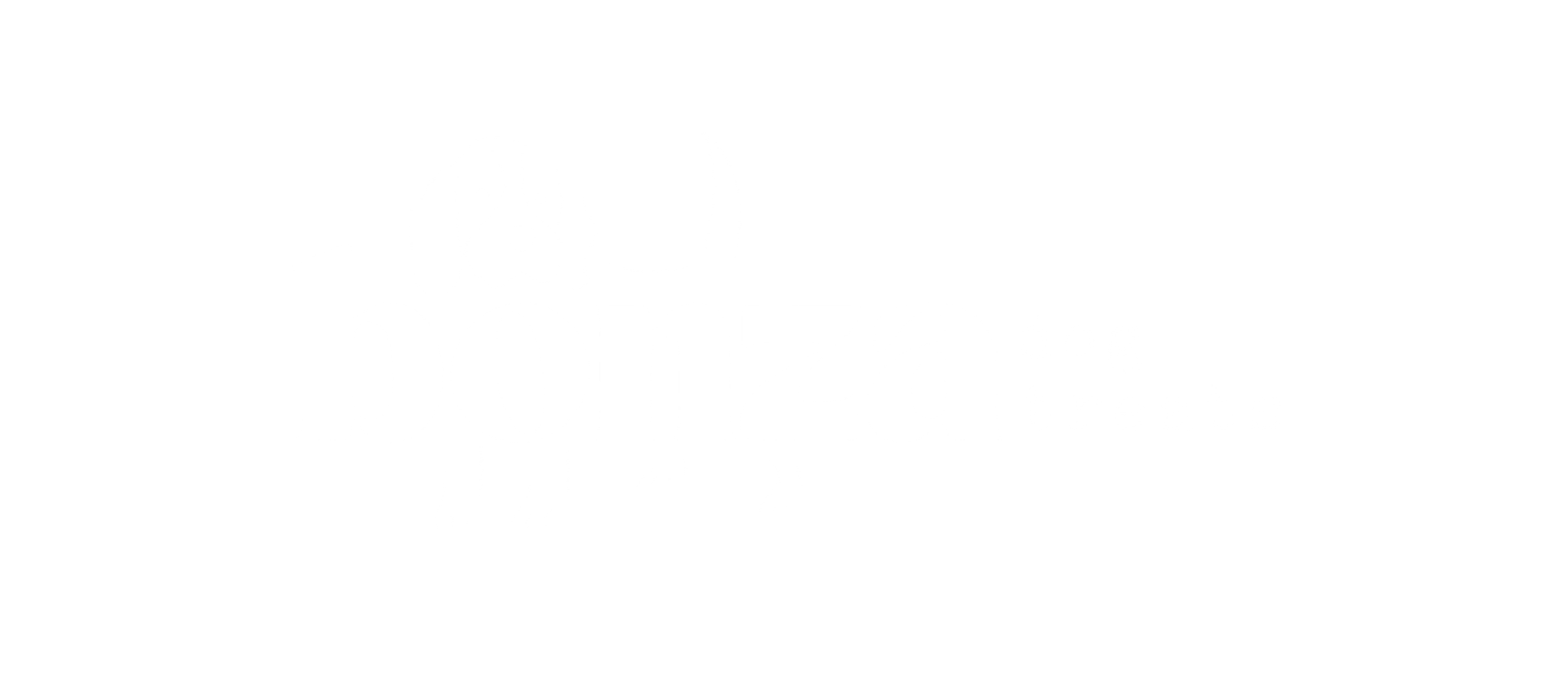 BONZA DOG TREATS LOGO IN WHITE WITH TAGLINE
