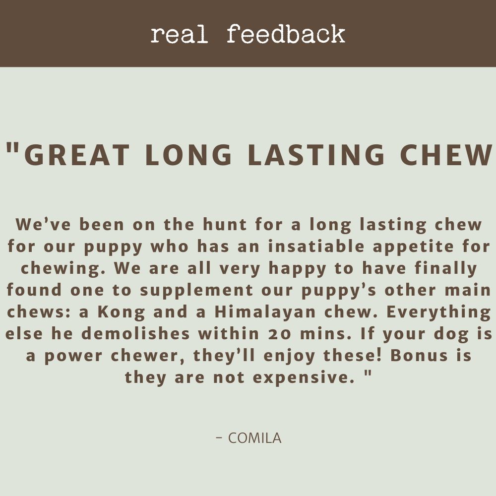 product review testimonial beef toe nails cow hooves | Bonza dog treats