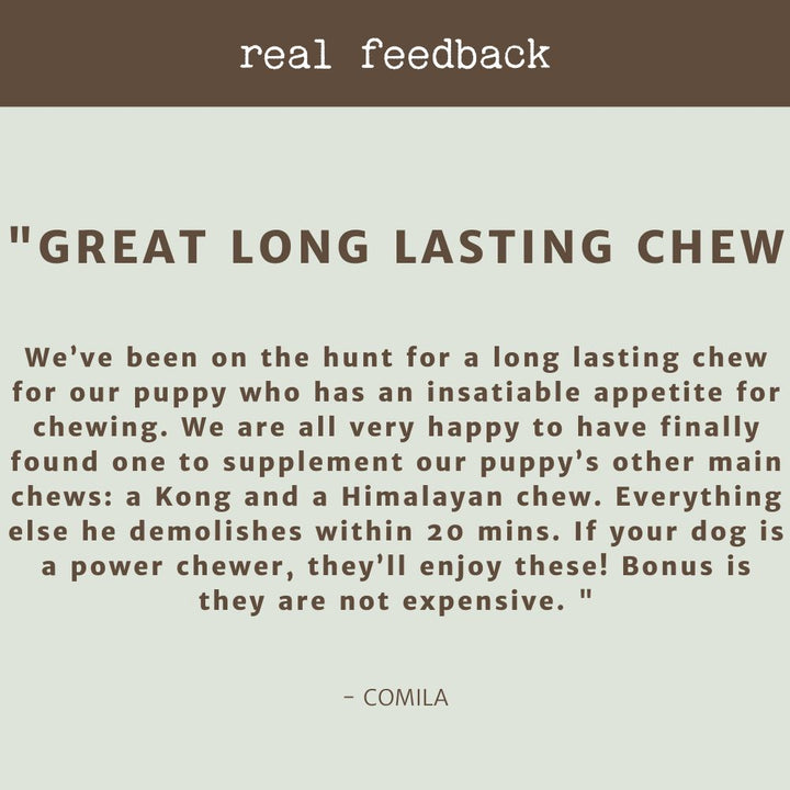 product review testimonial beef toe nails cow hooves | Bonza dog treats