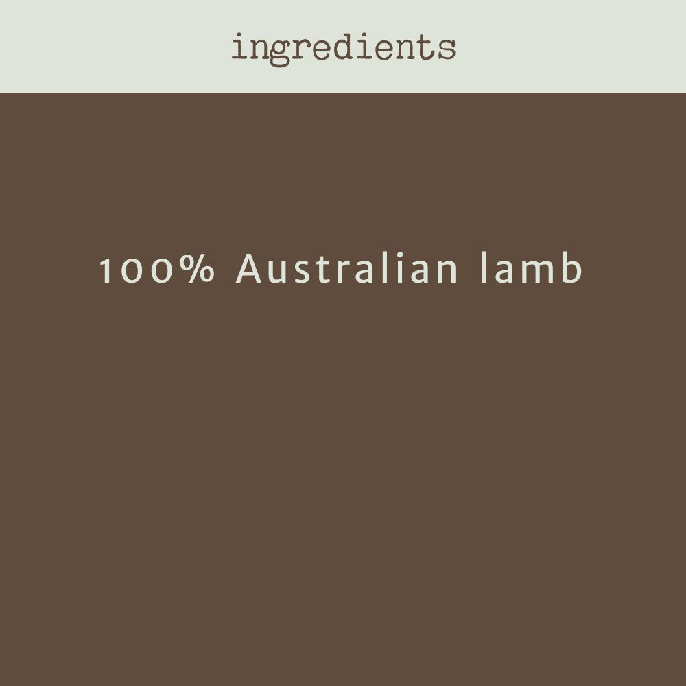 ingredients lamb lung bonza dog treats