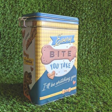 Treat Tins Cute Retro Storage for Dog Biscuits Bonza Dog Treats