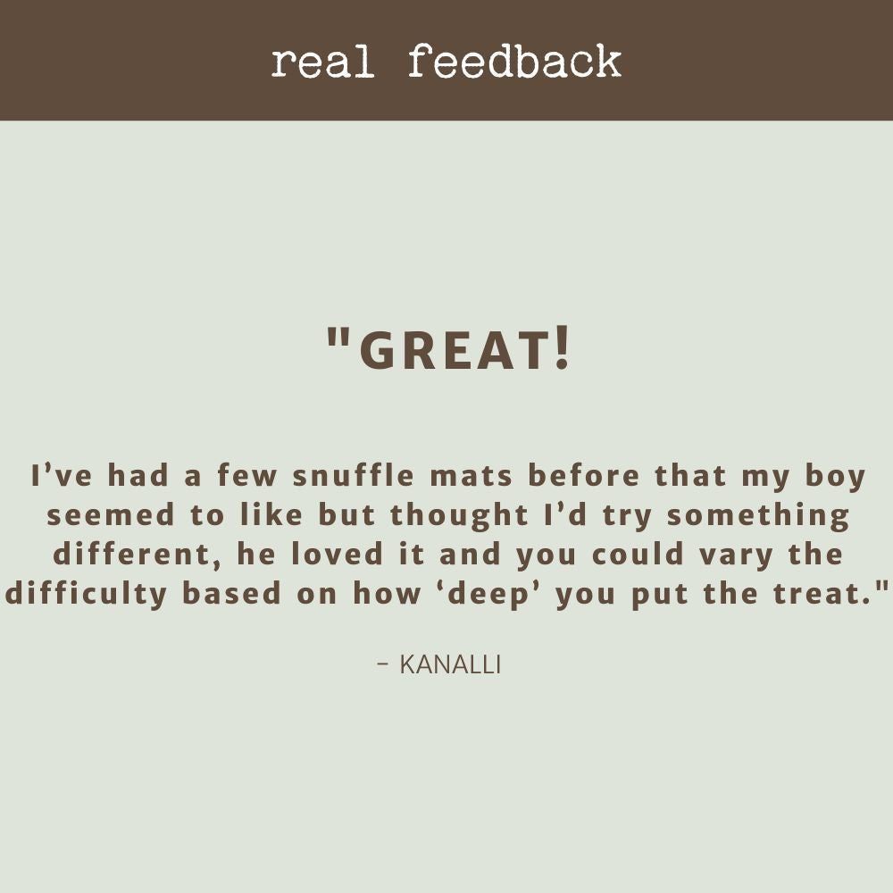 product review testimonial snuffle balls bonza dog treats