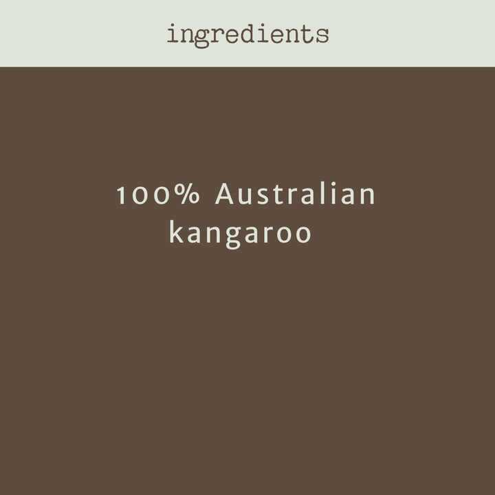 ingredients kangaroo tail bonza dog treats