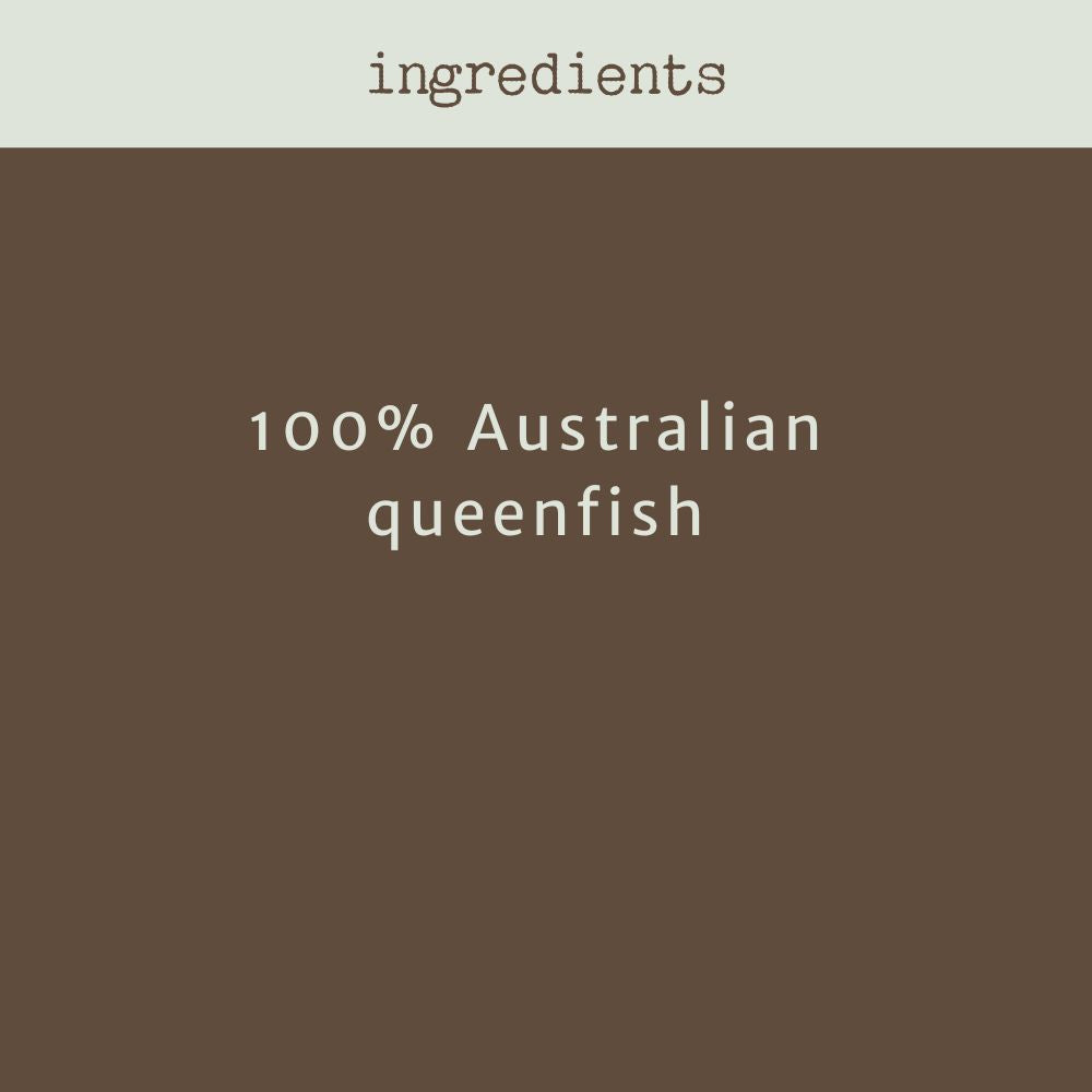 ingredients queenfish tail bonza dog treats