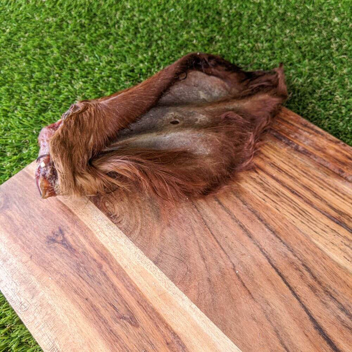 Hairy beef ear - natural Australian dog treat | Bonza Dog Treats
