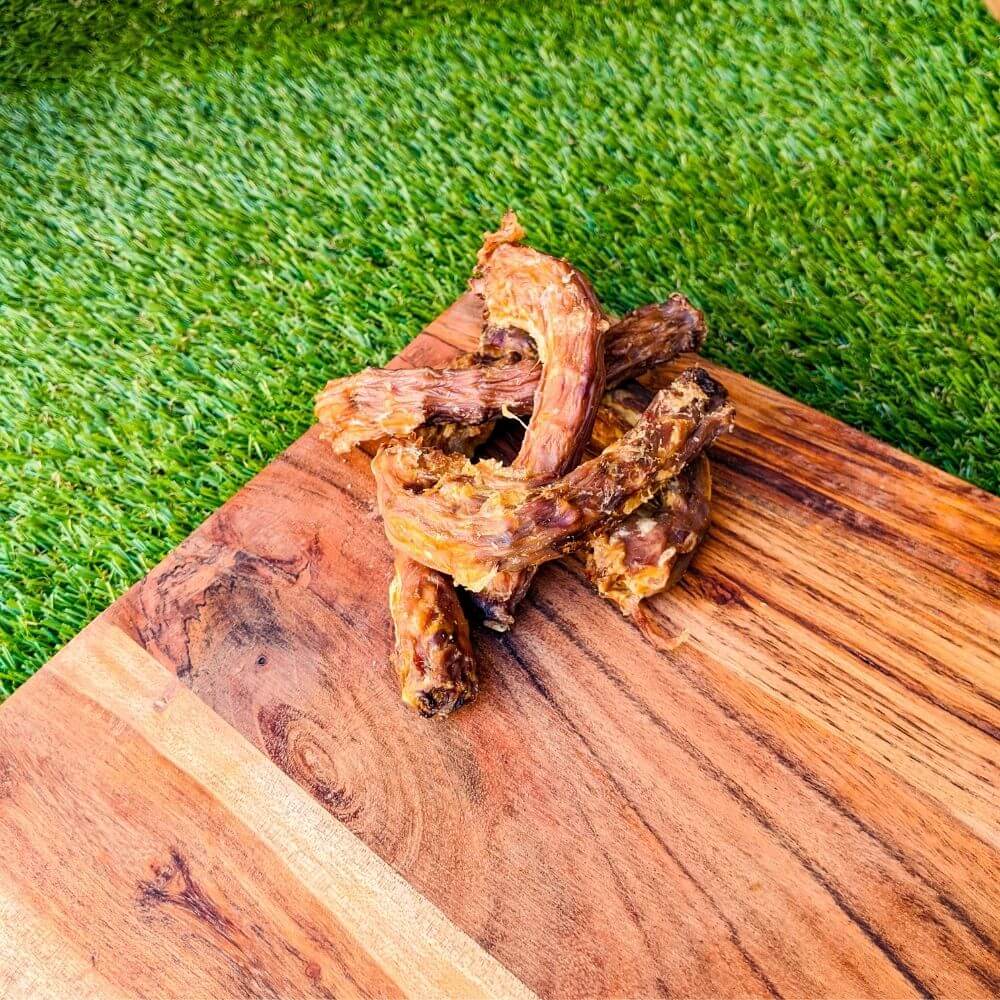 Chicken necks crunchy dog dental treat | Bonza Dog Treats