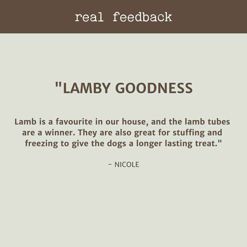 Customer Review Lamb Trachea Bonza Dog Treats