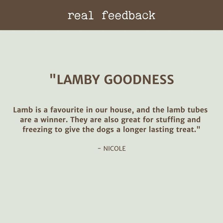 Customer Review Lamb Trachea Bonza Dog Treats