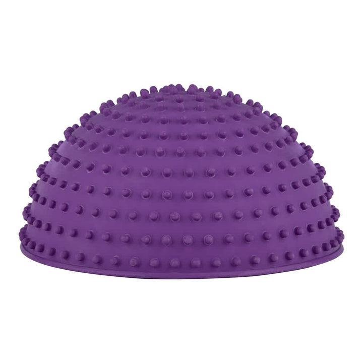 Purple Lickimat Wobble slow feeder bowl no packaging, inverted, showing the unique unstable design that provides a mental challenge and prevents bloat in dogs | Bonza Dog Treats
