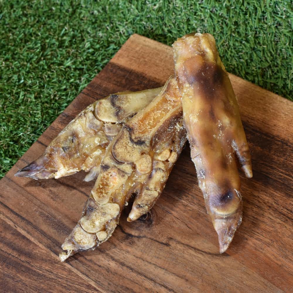 Australian Pork Trotter Halves, a hard, long-lasting bone chew for medium and large dogs that supports dental cleaning and mental enrichment | Bonza Dog Treats