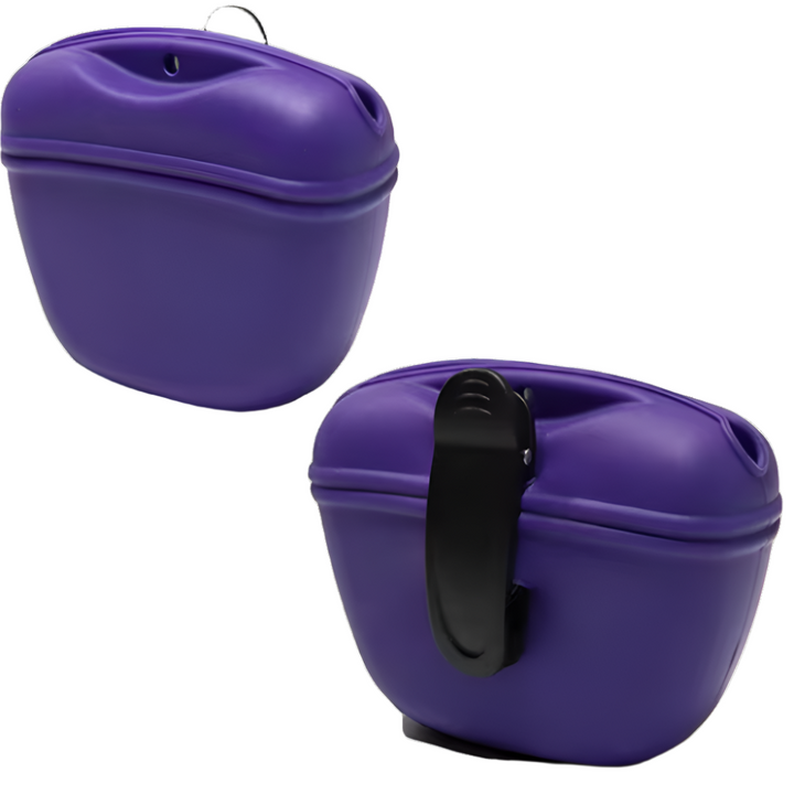 Purple silicon treat bag