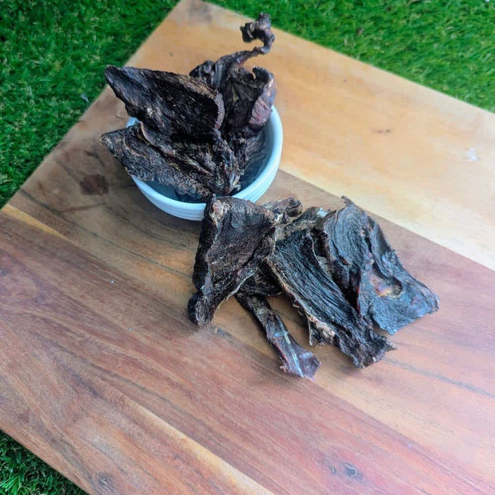 Kangaroo jerky pieces low fat | Bonza Dog Treats