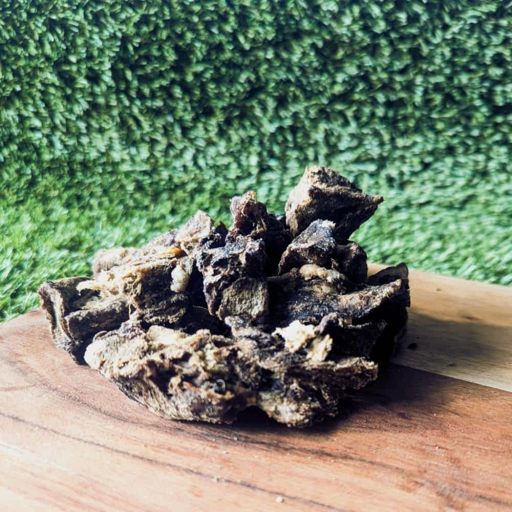 Pile of Australian Venison Cubes - Small Novel Protein Training Treats | Bonza Dog Treats