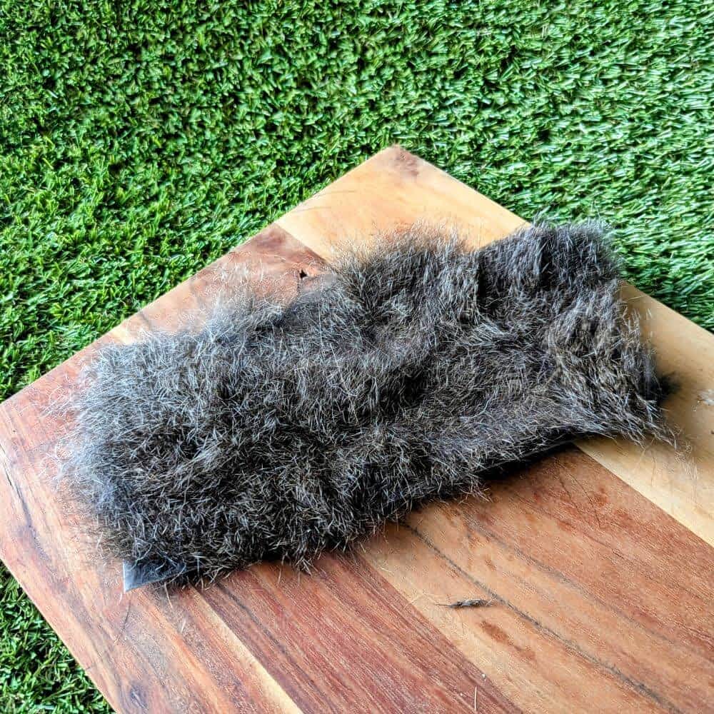 Hairy Wallaby Skin Chew - Fur-On Novel Protein Long-Lasting Dog Treat | Bonza Dog Treats