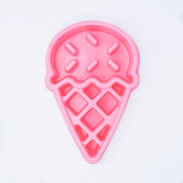 Zippy Paws Happy Bowl Ice Cream Cone Slow Feeder Pink