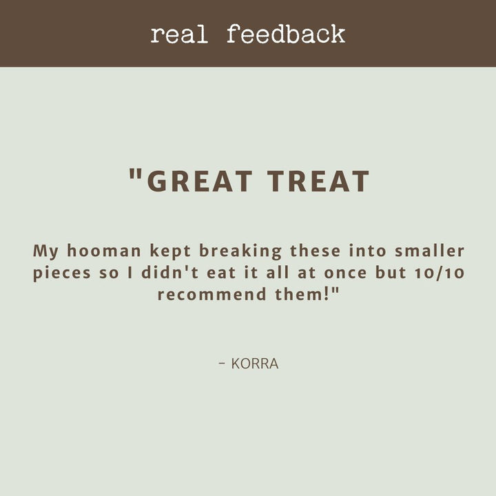 product review testimonial crocodile jerky bonza dog treats