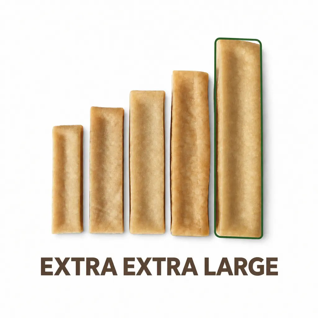 extra extra large himalayan chew size comparison