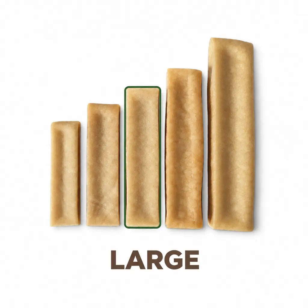 large himalayan chew size comparison
