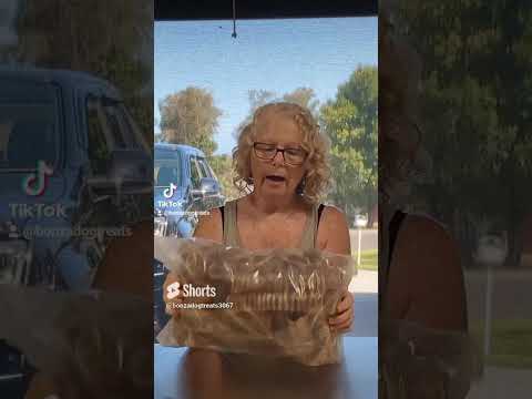 video showing quantity of beef trachea in 1kg pack | Bonza Dog Treats