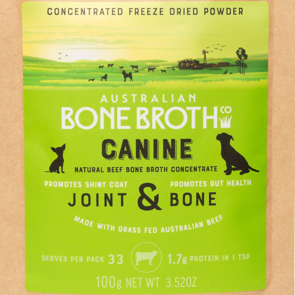 Beef Bone Broth powder for dogs  pack front