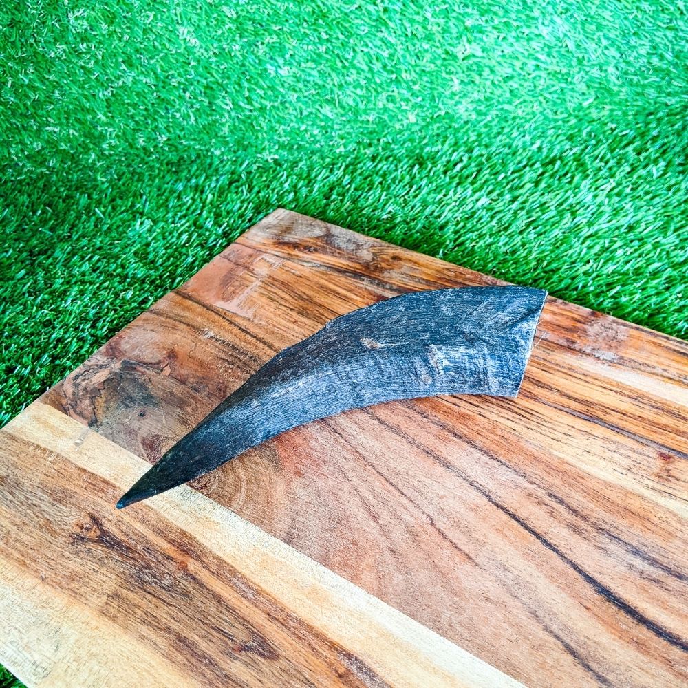 Goat Horn Longlasting dog chew filled with marrow Bonza Dog Treats