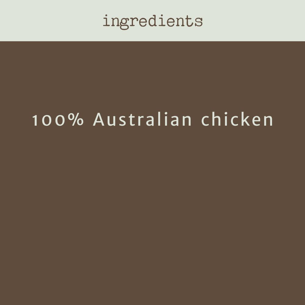 chicken necks  ingredients bonza dog treats
