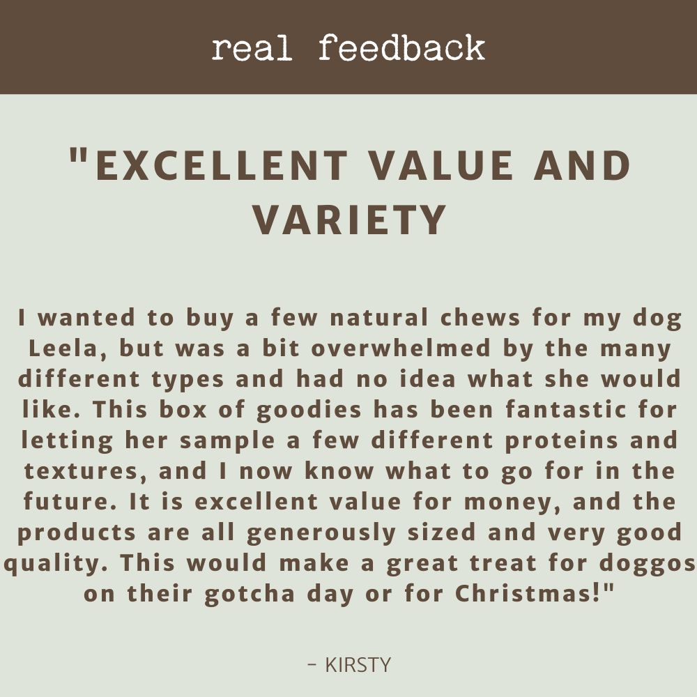 product review testimonial meat treats birthday box bonza dog treats