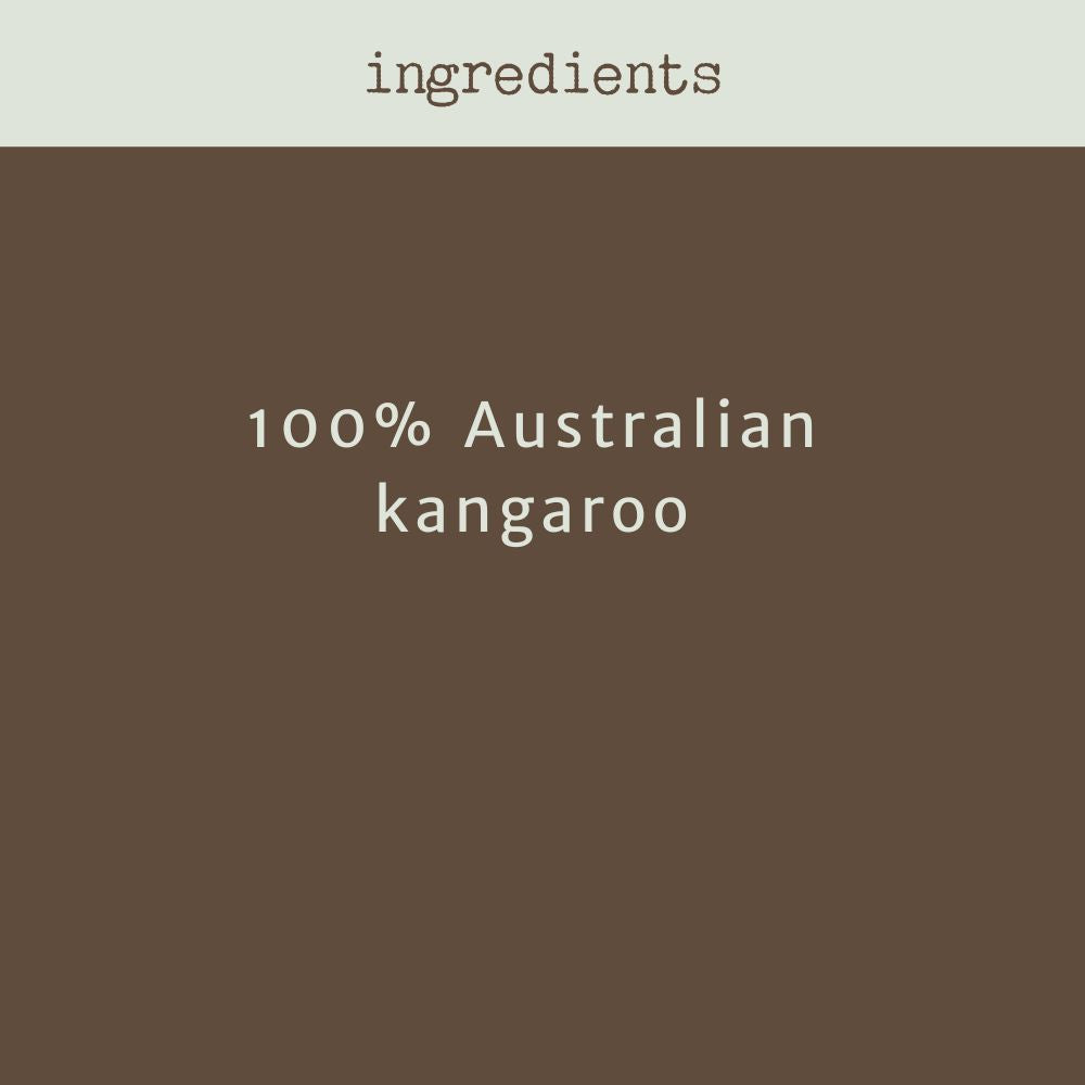 ingredients kangaroo ears with fur bonza dog treats
